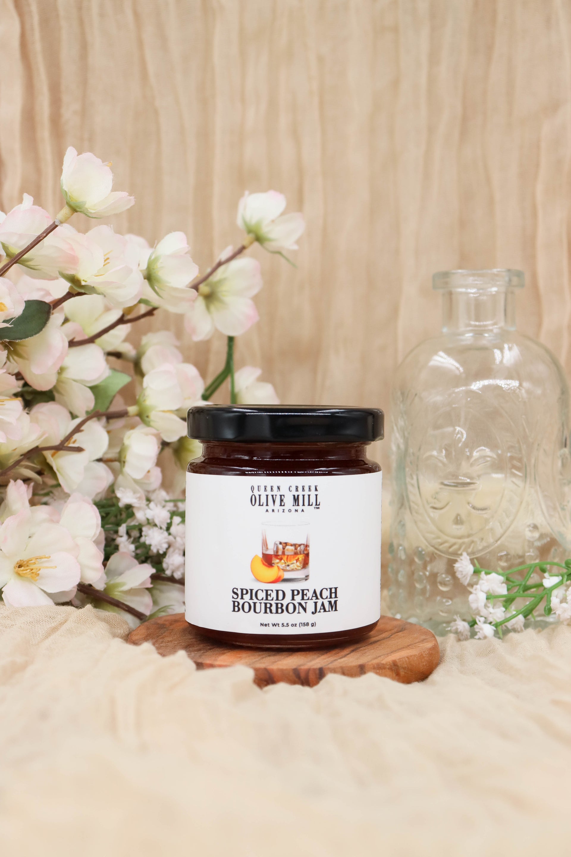SPICED PEACH BOURBON JAM