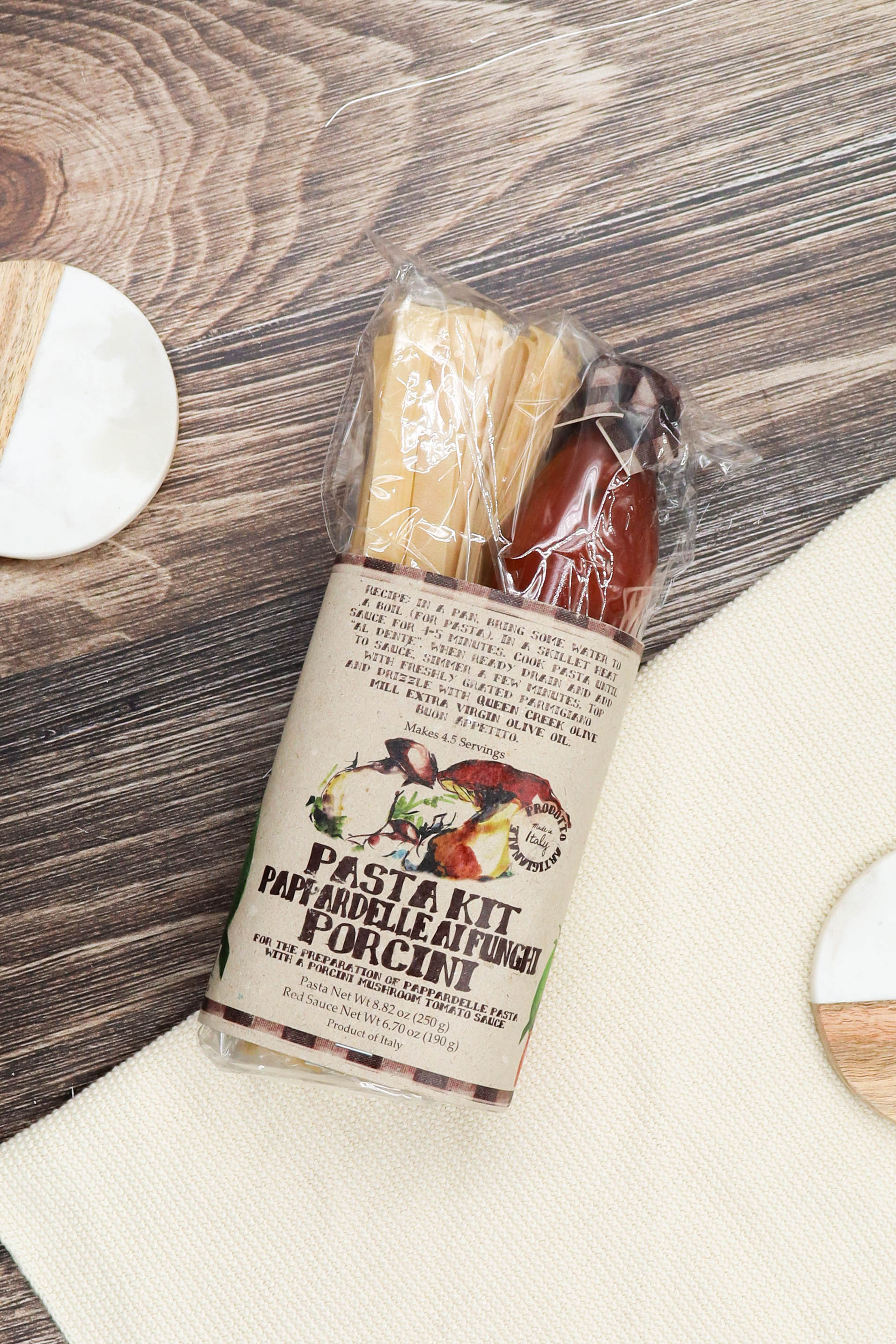 PAPPARDELLE AI FUNGHI PORCINI PASTA KIT