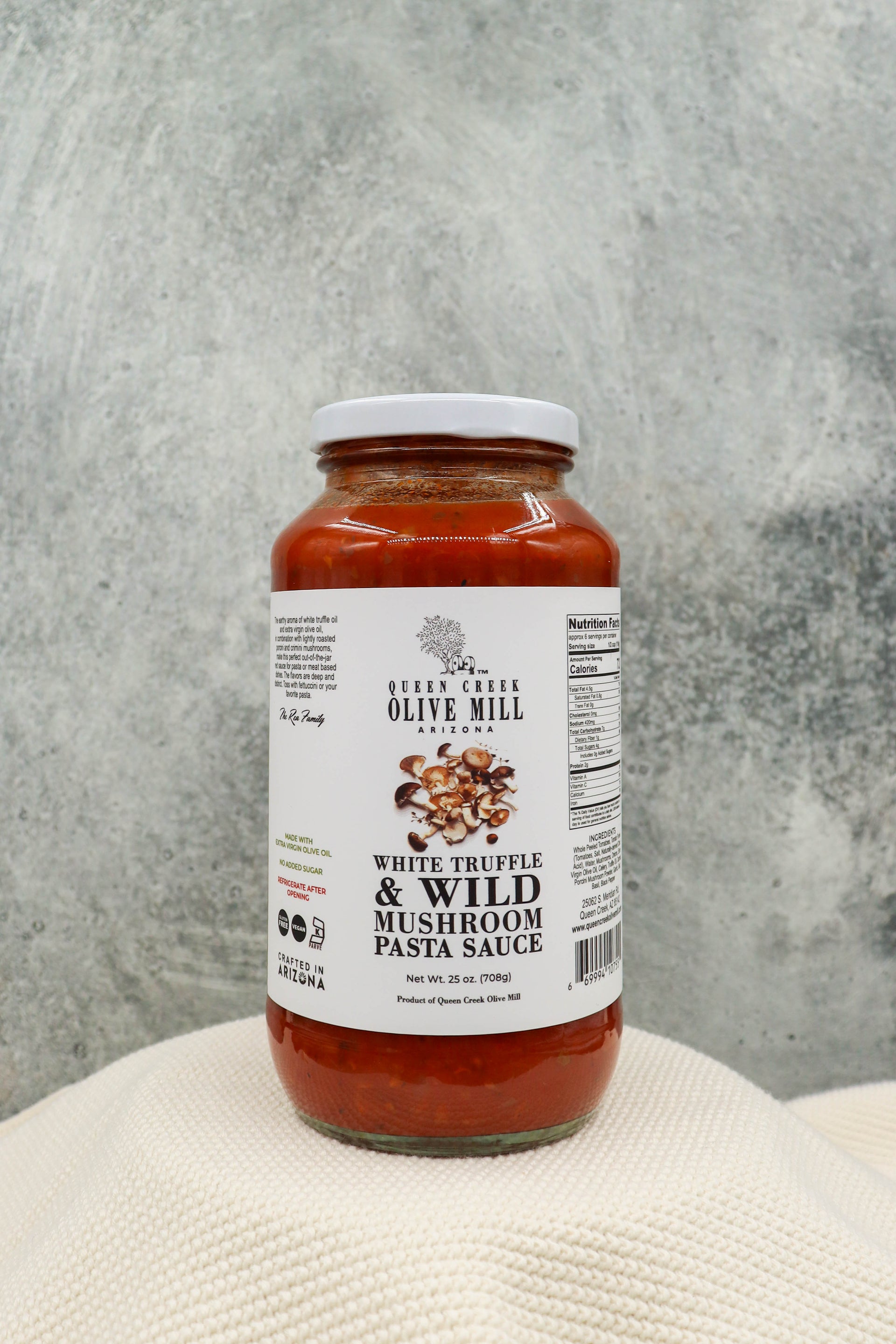 WHITE TRUFFLE & WILD MUSHROOM PASTA SAUCE