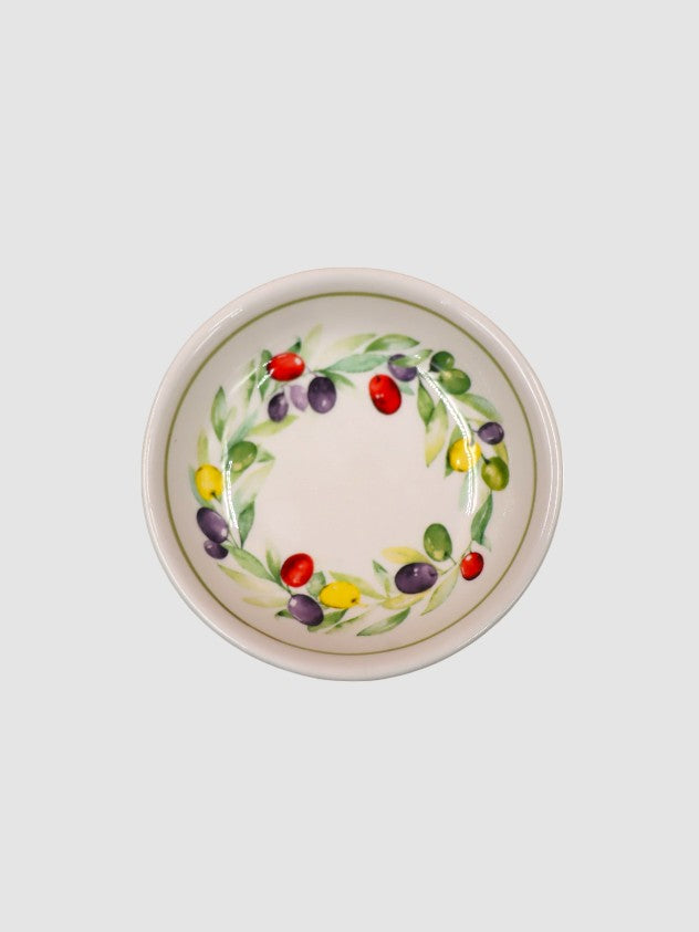 OLIVE WREATH SMALL DIPPING DISH