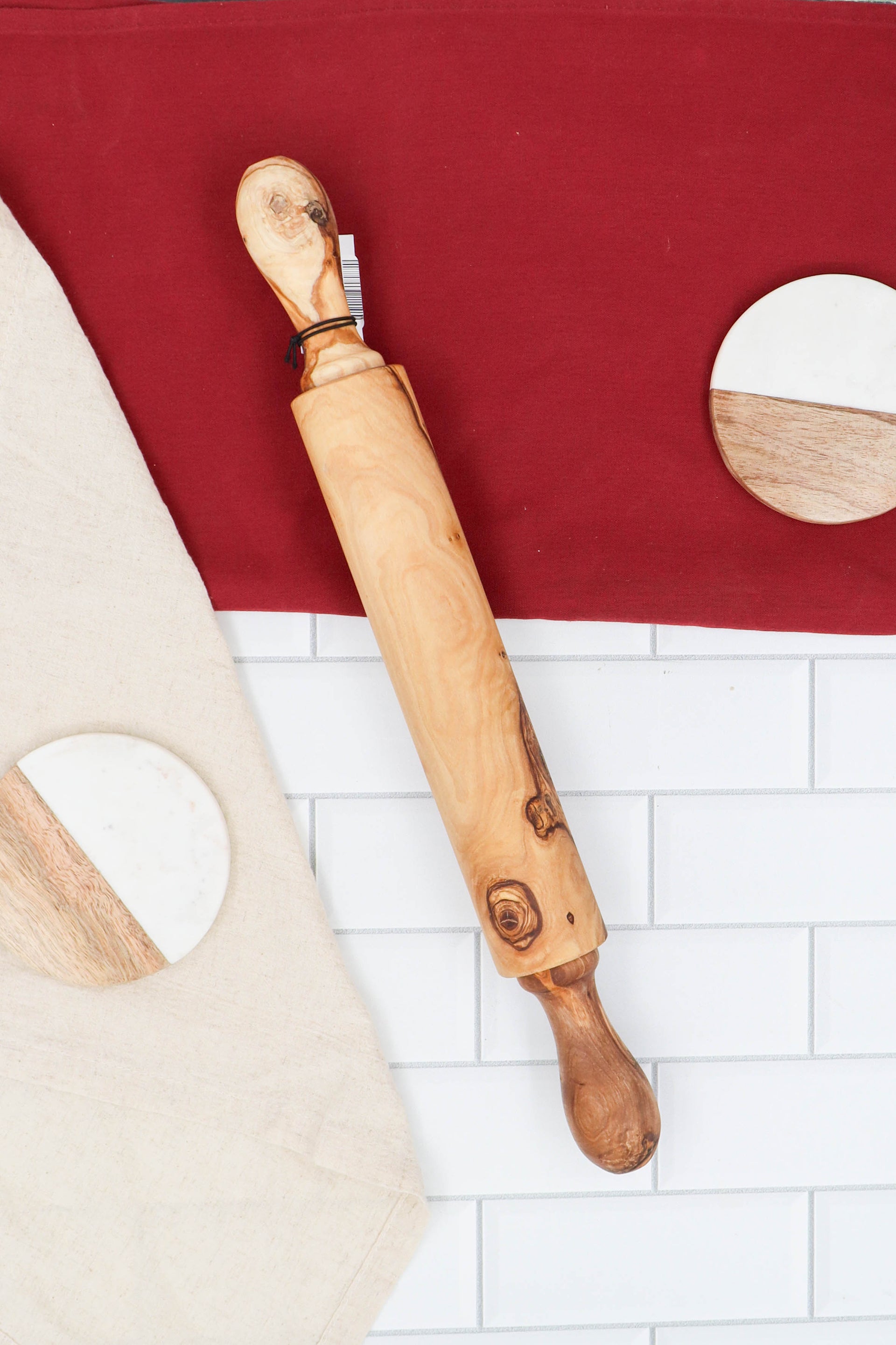 OLIVE WOOD ROLLING PIN