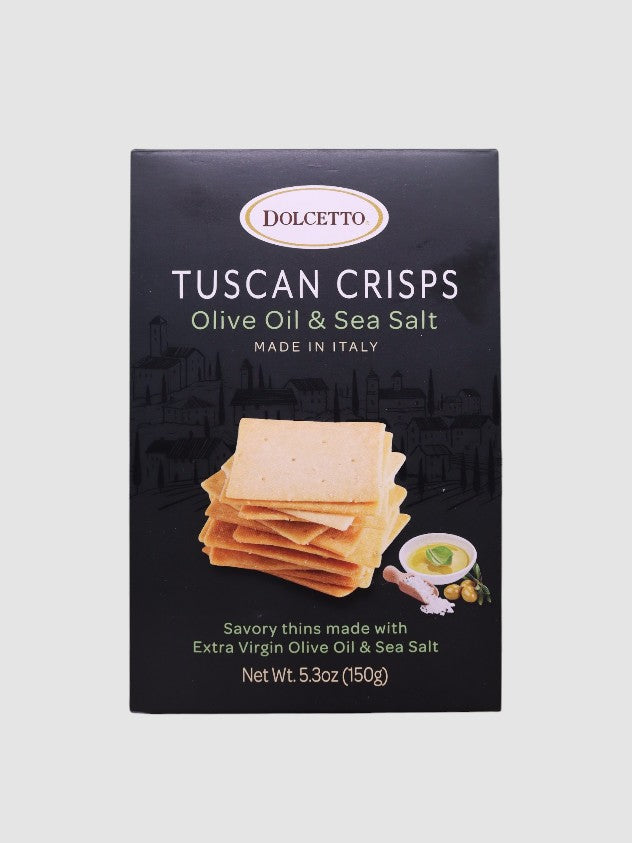 TUSCAN CRISPS OLIVE OIL & SEA SALT
