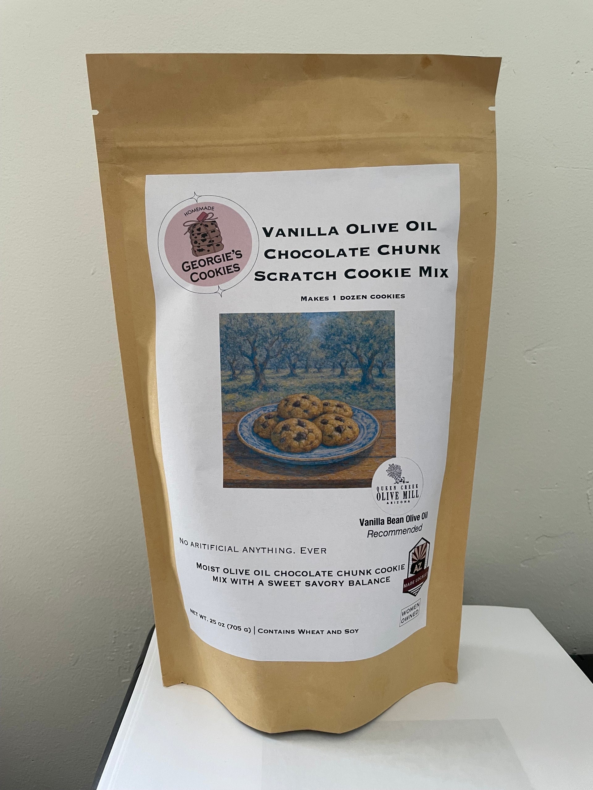 Vanilla Olive Oil Chocolate Chunk Scratch Cookie Mix