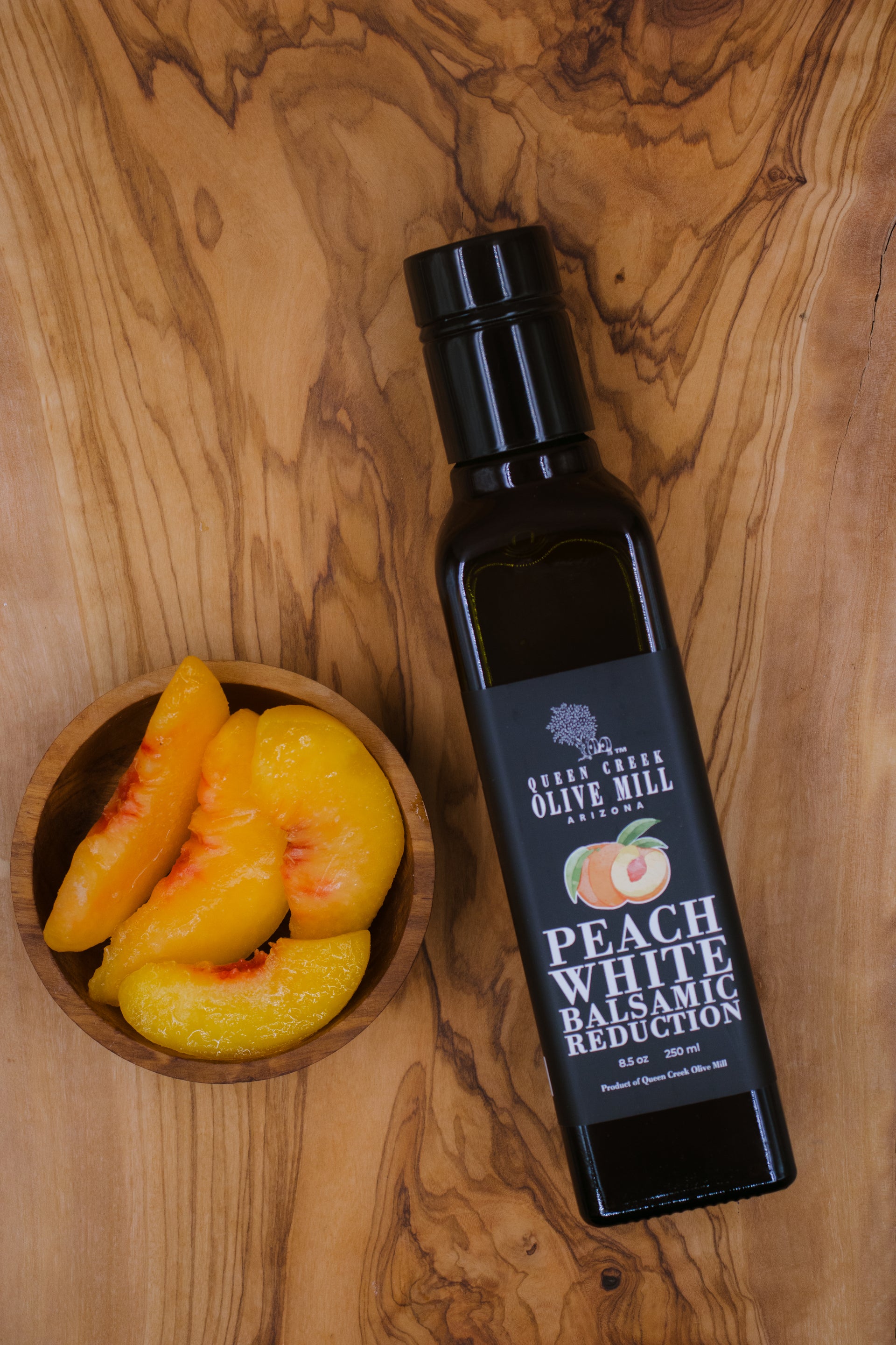 PEACH WHITE BALSAMIC REDUCTION