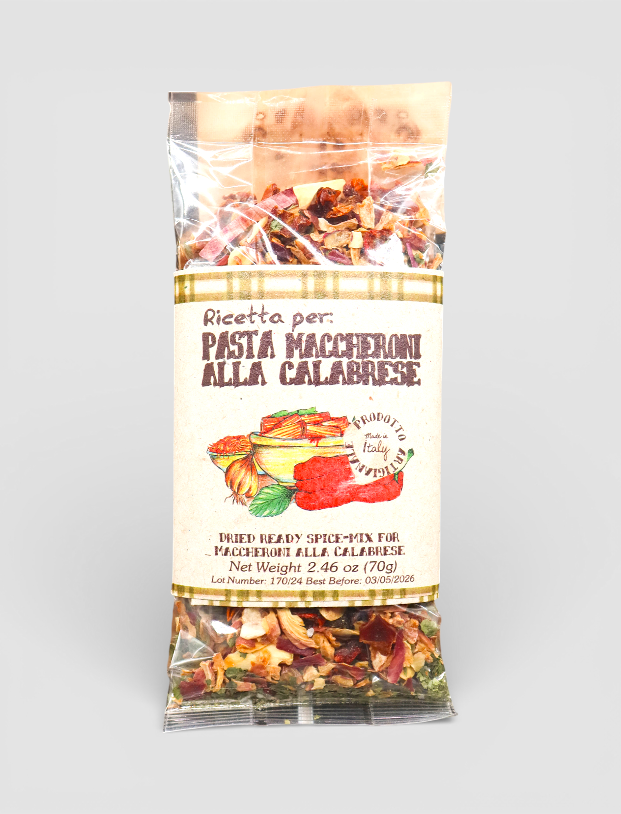 PASTA MACCHERONI ALLA CALABRESE SPICE MIX