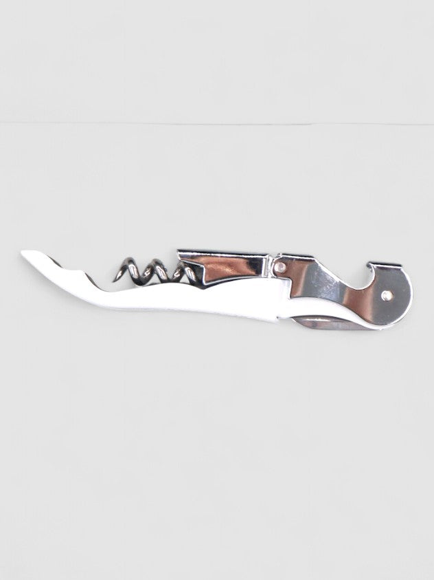 White Logo Corkscrew