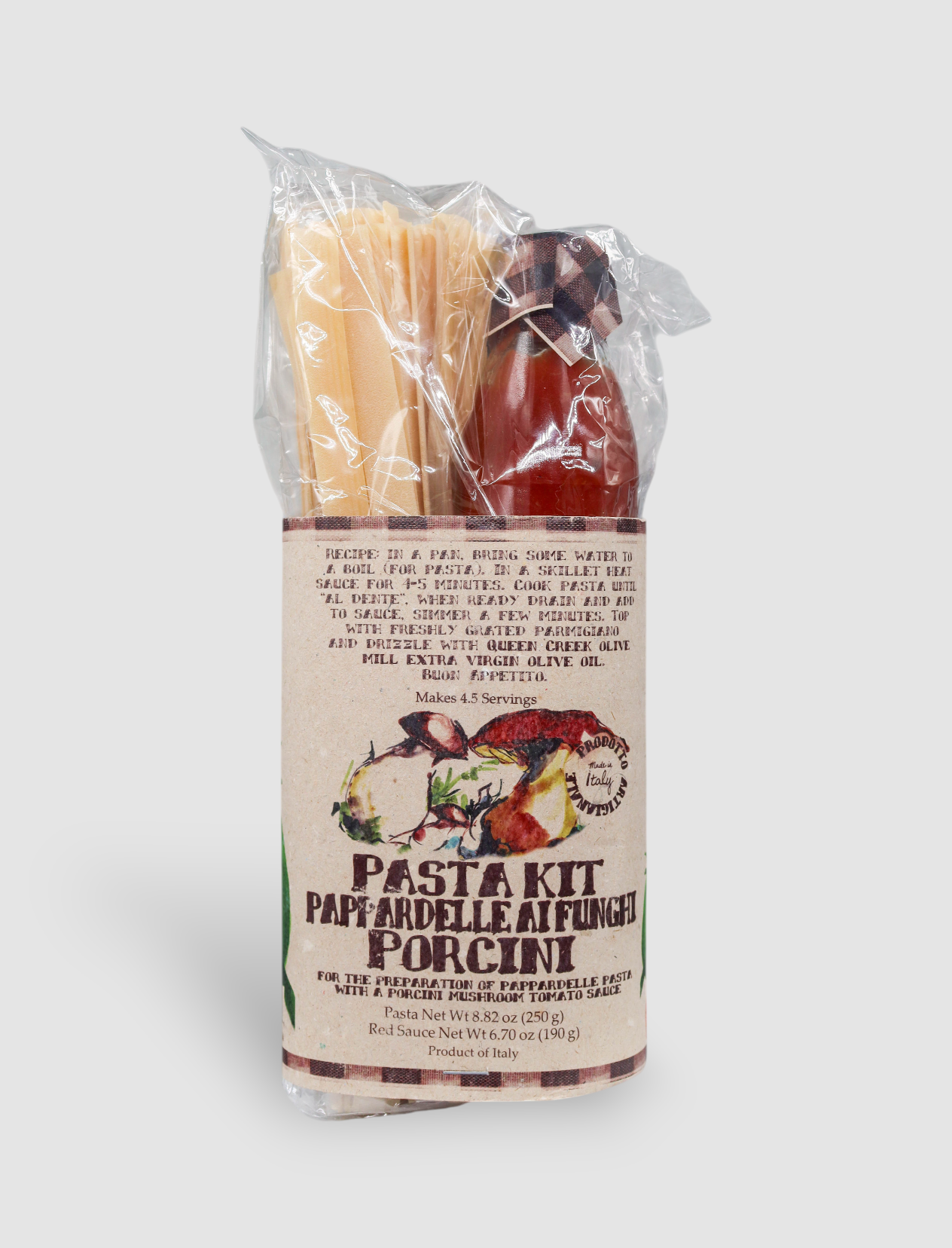 PAPPARDELLE AI FUNGHI PORCINI PASTA KIT