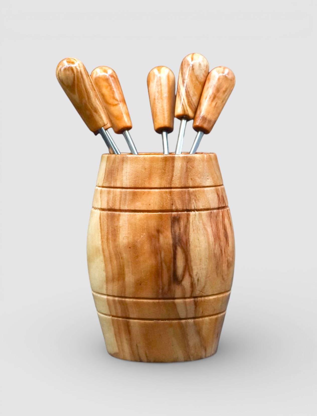 OLIVE PICKS (6) IN BARREL