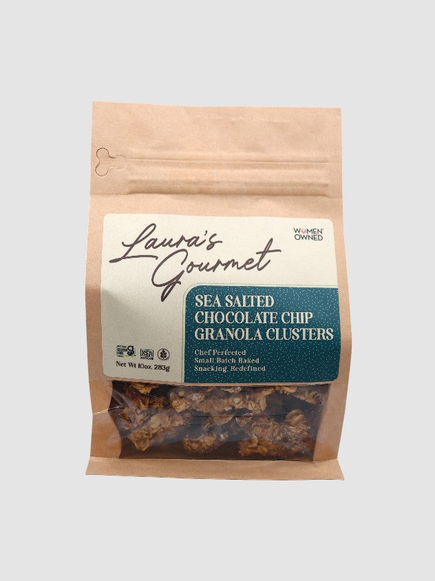 SEA SALTED CHOCOLATE CHIP GRANOLA CLUSTERS