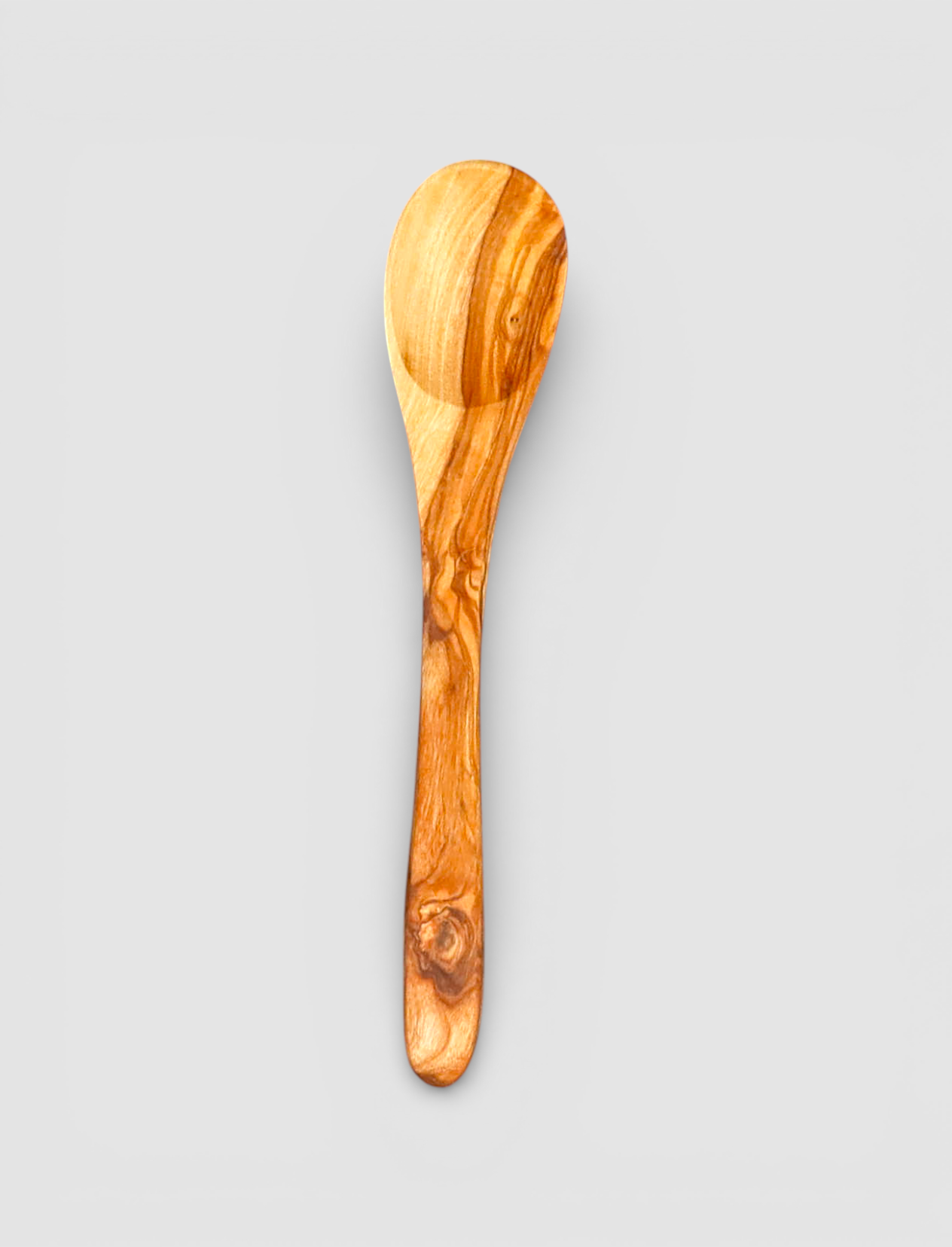 8" OLIVE WOOD TASTING SPOON