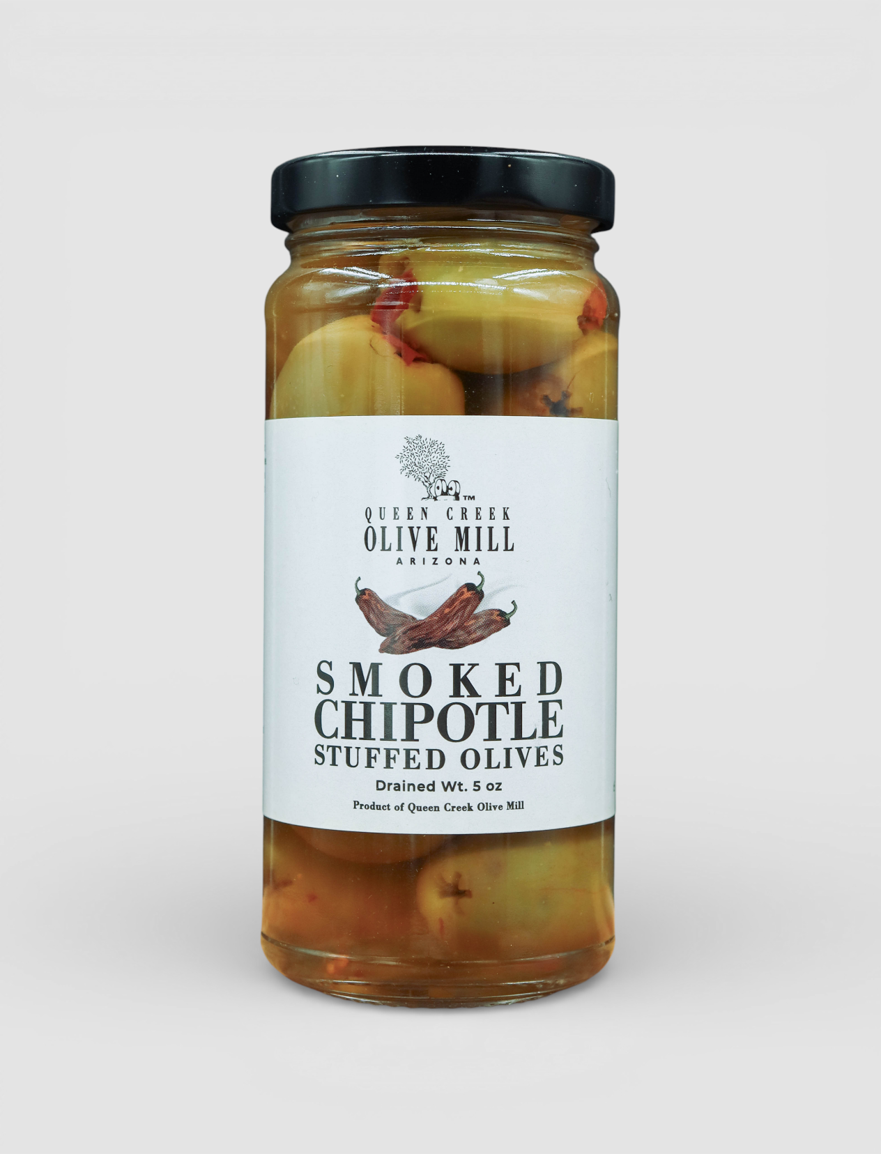 SMOKED CHIPOTLE STUFFED OLIVES