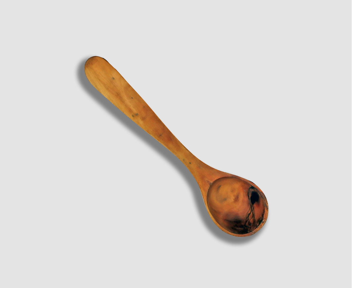 12" OLIVE WOOD LADLE