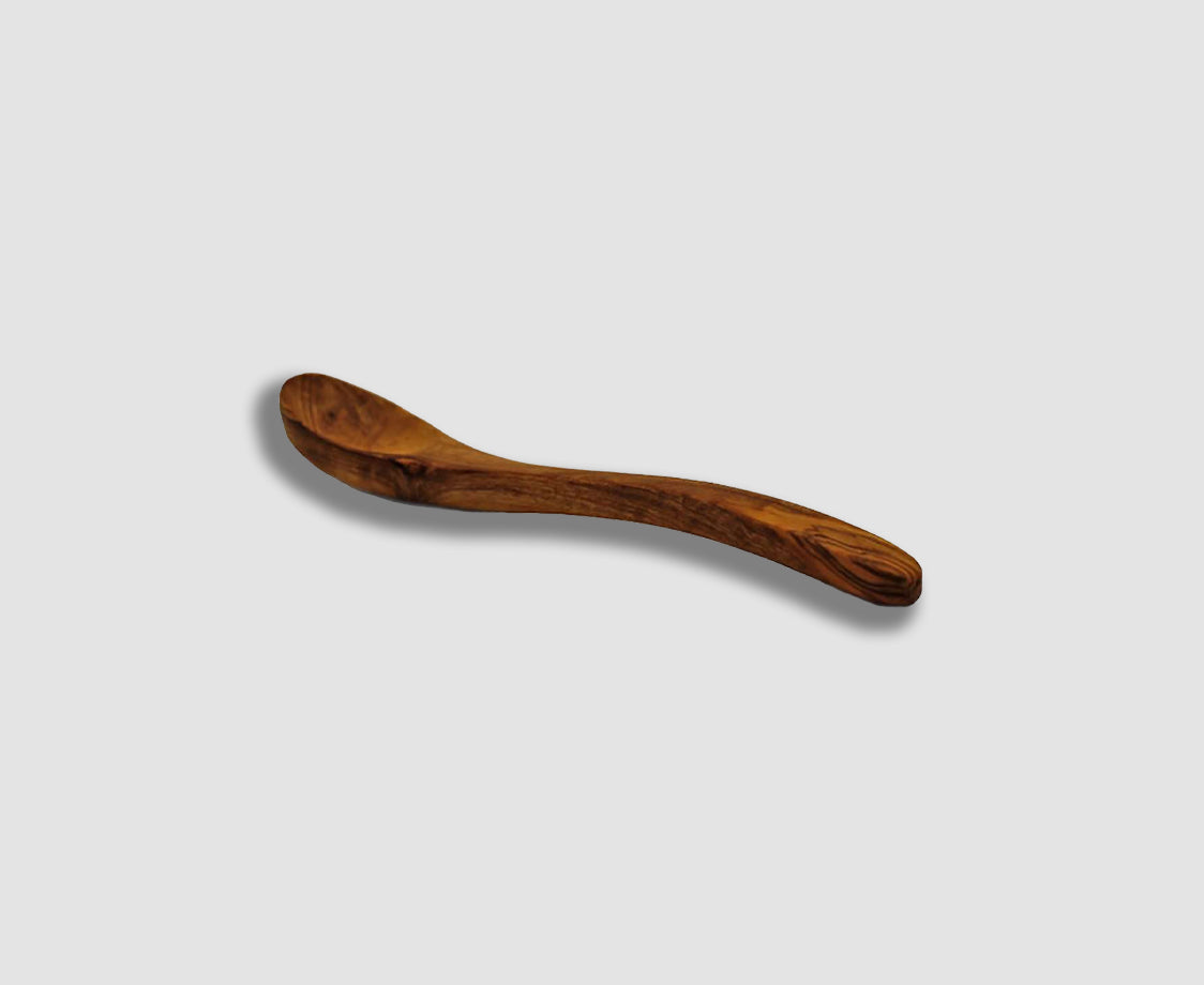 OLVE WOOD SUGAR SPOON